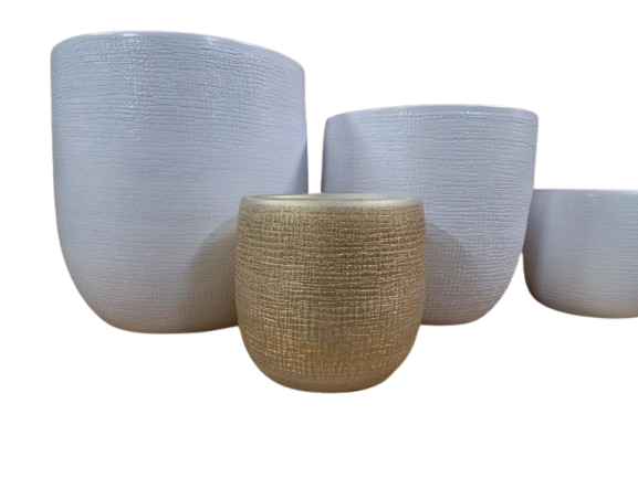 Conjunto de 3 vasos